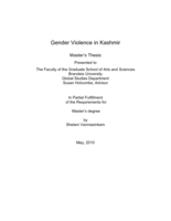 Gender Violence in Kashmir
