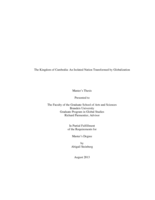 The Kingdom of Cambodia: An Isolated Nation Transformed by Globalization