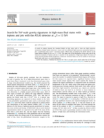 Search for TeV-scale gravity signatures in high-mass final states with leptons and jets with the ATLAS detector at √s=13 TeV