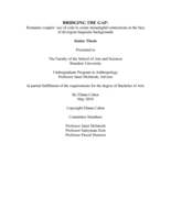 BRIDGING THE GAP: Romantic couples’ use of code to create meaningful connections in the face of divergent linguistic backgrounds