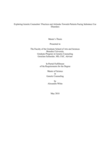 Exploring Genetic Counselors’ Practices and Attitudes Towards Patients Facing Substance Use Disorders