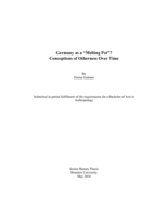 Germany as a "Melting Pot"? Conceptions of Otherness Over Time