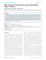 EEG correlates of attentional load during multiple object tracking.