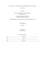 Context is Key: Two Self-Reference Tasks Equally Enhance Source Memory
