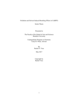 Oxidation and Solvent Induced Breathing Effects in Cr(BDT)