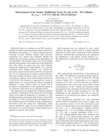 Measurements of the Nuclear Modification Factor for Jets in Pb plus Pb Collisions at root SNN=2.76 TeV with the ATLAS Detector
