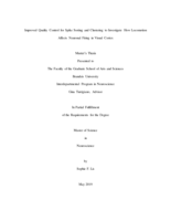 Improved Quality Control for Spike Sorting and Clustering to Investigate How Locomotion Affects Neuronal Firing in Visual Cortex