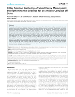 X-ray solution scattering of squid heavy meromyosin: strengthening the evidence for an ancient compact off state.