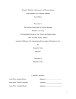 Thunder's Relation to Immanence and Transcendence: From Rabbinic Text to Hasidic Thought