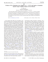 Evidence of W _ _ Production in p p Collisions at s = 8 _ _ TeV and Limits on Anomalous Quartic Gauge Couplings with the ATLAS Detector