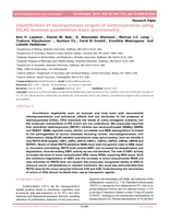 Identification of deubiquitinasee targets of isothiocyanates using SILAC-assisted quantitative mass spectrometry