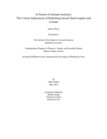In Pursuit of Intimate Justice(s): The Critical Implications of Rethinking Sexual Deservingness and Consent