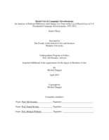 Racial Cues in Campaign Advertisements: An Analysis of Partisan Differences and Change over Time in the Use of Racial Cues in U.S. Presidential Campaign Advertisements, 1952-2012