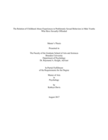 The Relation of Childhood Abuse Experiences to Problematic Sexual Behaviors in Male Youths Who Have Sexually Offended