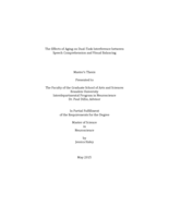 The Effects of Aging on Dual-Task Interference between Speech Comprehension and Visual Balancing