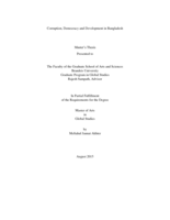 Corruption, Democracy and Development in Bangladesh