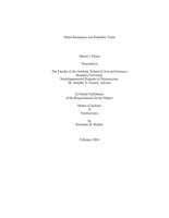 Motor Resonance and Empathic Traits