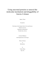 Using ancestral proteins to unravel the molecular mechanism and druggability of Aurora A kinase