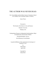 The Author Was Never Dead