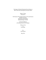 The Impact of Female-Perpetrated Sexual Abuse on Male Youths Who Subsequently Sexually Offend