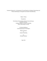 Geometric Inclusivity: An Assessment of Current Practices in Pedigree Nomenclature for Patients Identifying as Transgender and Gender Nonconforming
