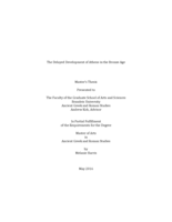 The Delayed Development of Athens in the Bronze Age