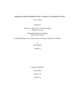 Degradation and Re-establishment of the Centromere: An Examination of Chl4