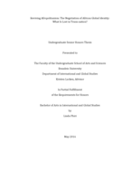 Reviving Afropolitanism: The Negotiation of African Global Identity:  What Is Lost in Trans-nation?