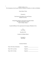 HaRofei LeShvurei Leiv: The Contemporary Jewish Legal Treatment of Depressive Disorders in Conflict with Halakha