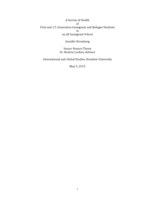 A Survey of Health  of  First and 1.5 Generation Immigrant and Refugee Students  in  an all Immigrant School