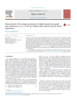 Measurement of the charge asymmetry in highly boosted top-quark pair production in √s=8 TeVpp collision data collected by the ATLAS experiment