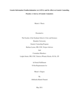 Genetic Information Nondiscrimination Act (GINA) and Its Affect on Genetic Counseling Practice: A Survey of Genetic Counselors