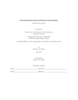 Virtue Recaptured: A Survey and Defense of Aretaic Ethics