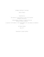 Hidden Letters: Stories