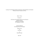 Learning at Your Fingertips: Reading Comprehension, Mental Workload, and Attitudinal Differences between Computers and iPads