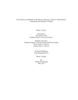Social Memory and Identity in the Mesara Landscape: Collective Island Memory Contrasting with Strategies of Empire