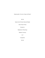 Hypersexuality: Univocal or Equivocal Nature?