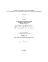 Tracking Modern Migration into the Italian Republic: Cross-cultural, Political, and Societal Factors of a Dire Crisis Contextualized and Elucidated