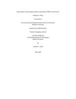 Searching for novel terpene-specific cytochromes P450 in soil bacteria