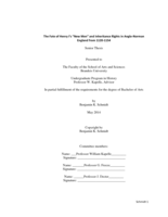 The Fate of Henry I’s “New Men” and Inheritance Rights in Anglo-Norman England from 1120-1154