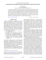Measurement of the azimuthal ordering of charged hadrons with the ATLAS detector