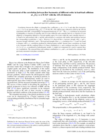 Measurement of the correlation between flow harmonics of different order in lead-lead collisions at s NN = 2.76 TeV with the ATLAS detector
