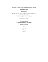 Generation of 4EBP1 knock out stable HEK 293T cell lines