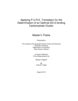 Applying PURE Translation for the Determination of an Optimal 2G12-binding Carbohydrate Cluster