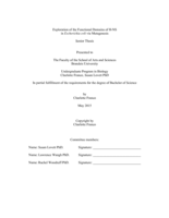 Exploration of the Functional Domains of H-NS in Escherichia coli via Mutagenesis