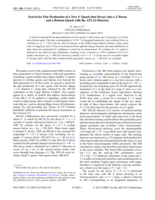 Search for pair production of a new b' quark that decays into a Z boson and a bottom quark with the ATLAS detector.