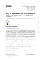 Search for new phenomena with photon+jet events in proton-proton collisions at  s√=13s=13 TeV with the ATLAS detector