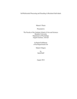 Self-Referential Processing and Encoding in Bicultural Individuals