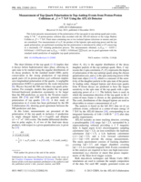 Measurement of top quark polarization in top-antitop events from proton-proton collisions at ís=7__TeV using the ATLAS detector.