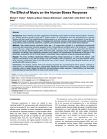 The effect of music on the human stress response.